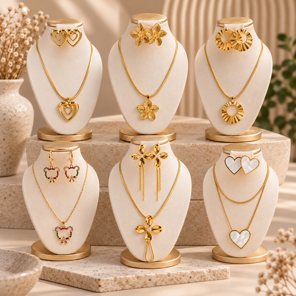 Sets Collar y Aretes