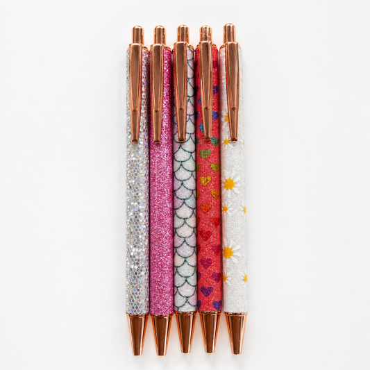 Bolígrafos Decorativos Glitter ✨