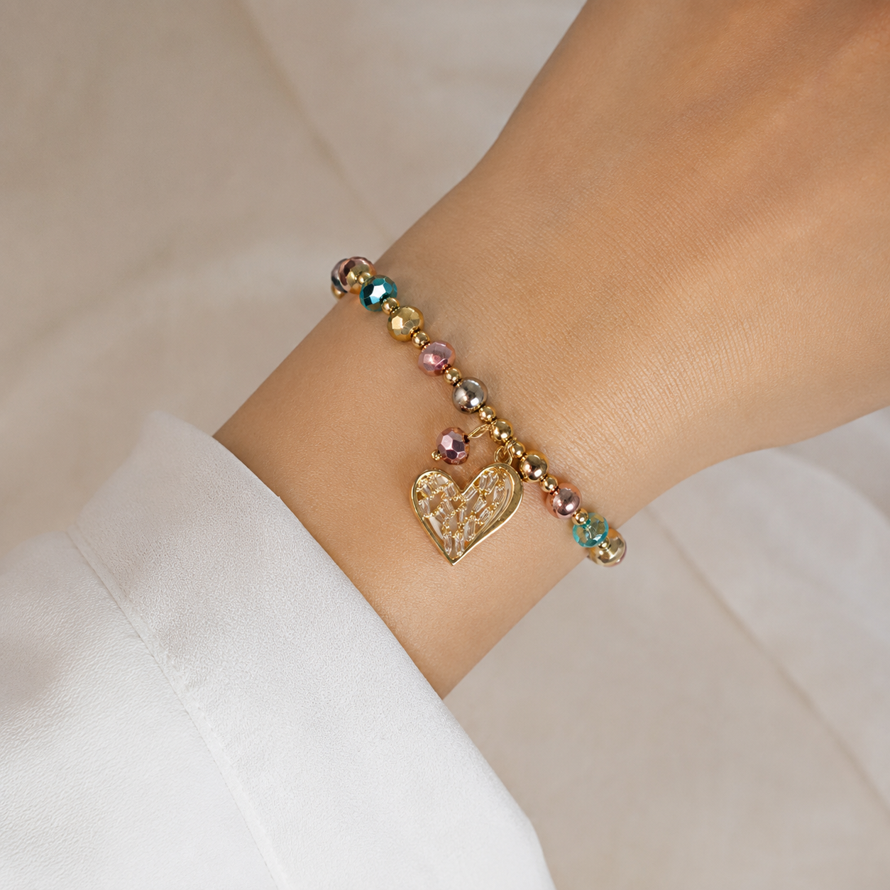 Pulsera Corazon Prisma