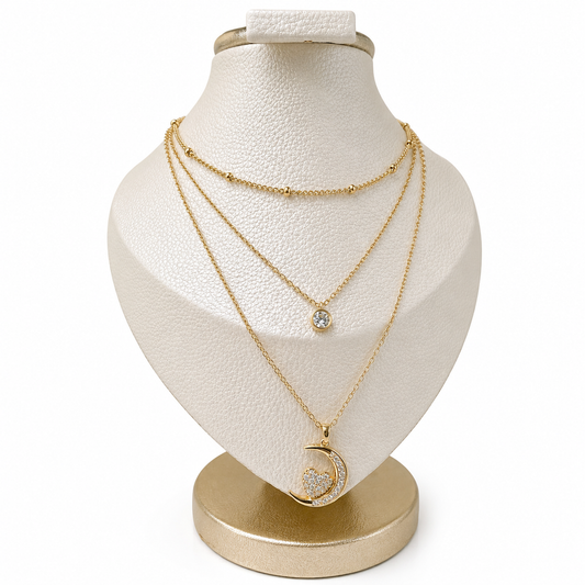 Collar Luna Dorada