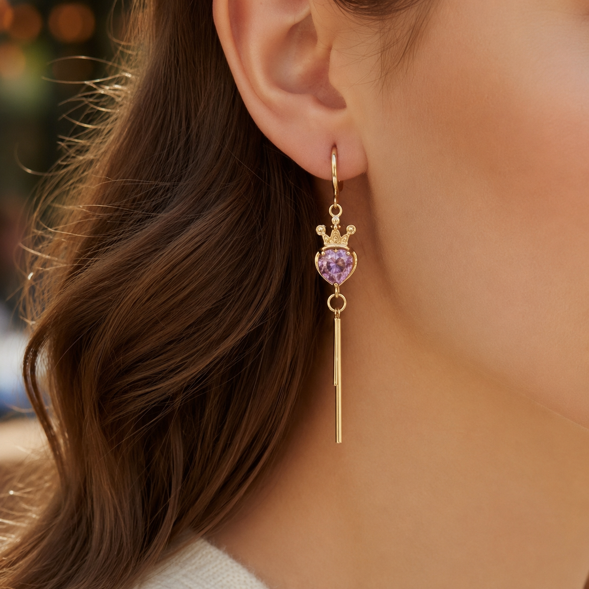 ARETE TIPO CANDONGA  ROYAL LOVE