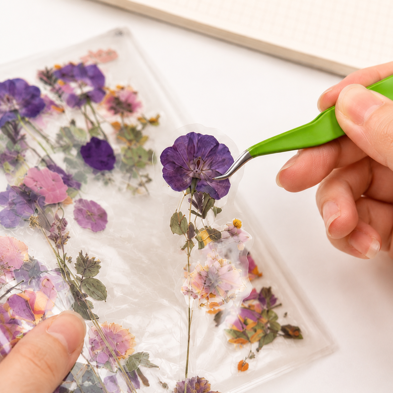 🌸 Set de Calcomanías Florales + Frases ✨