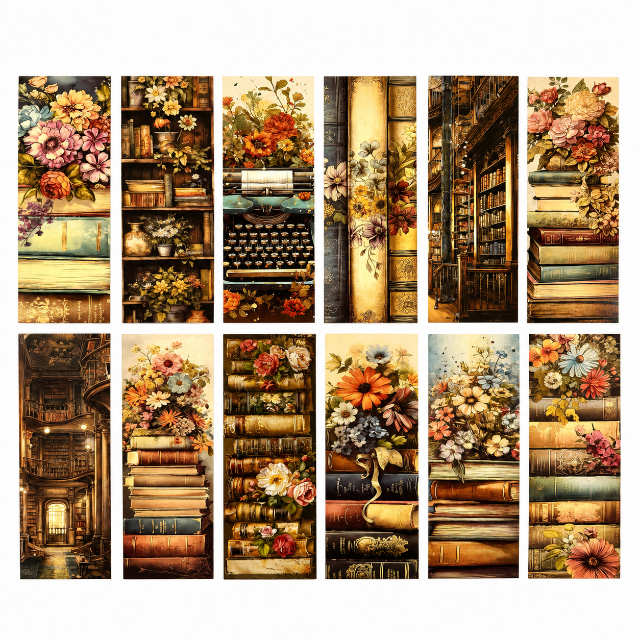 🌼 Marcapáginas "Entre Libros y Flores"