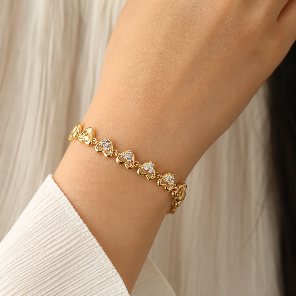 Pulsera Amora Dorado
