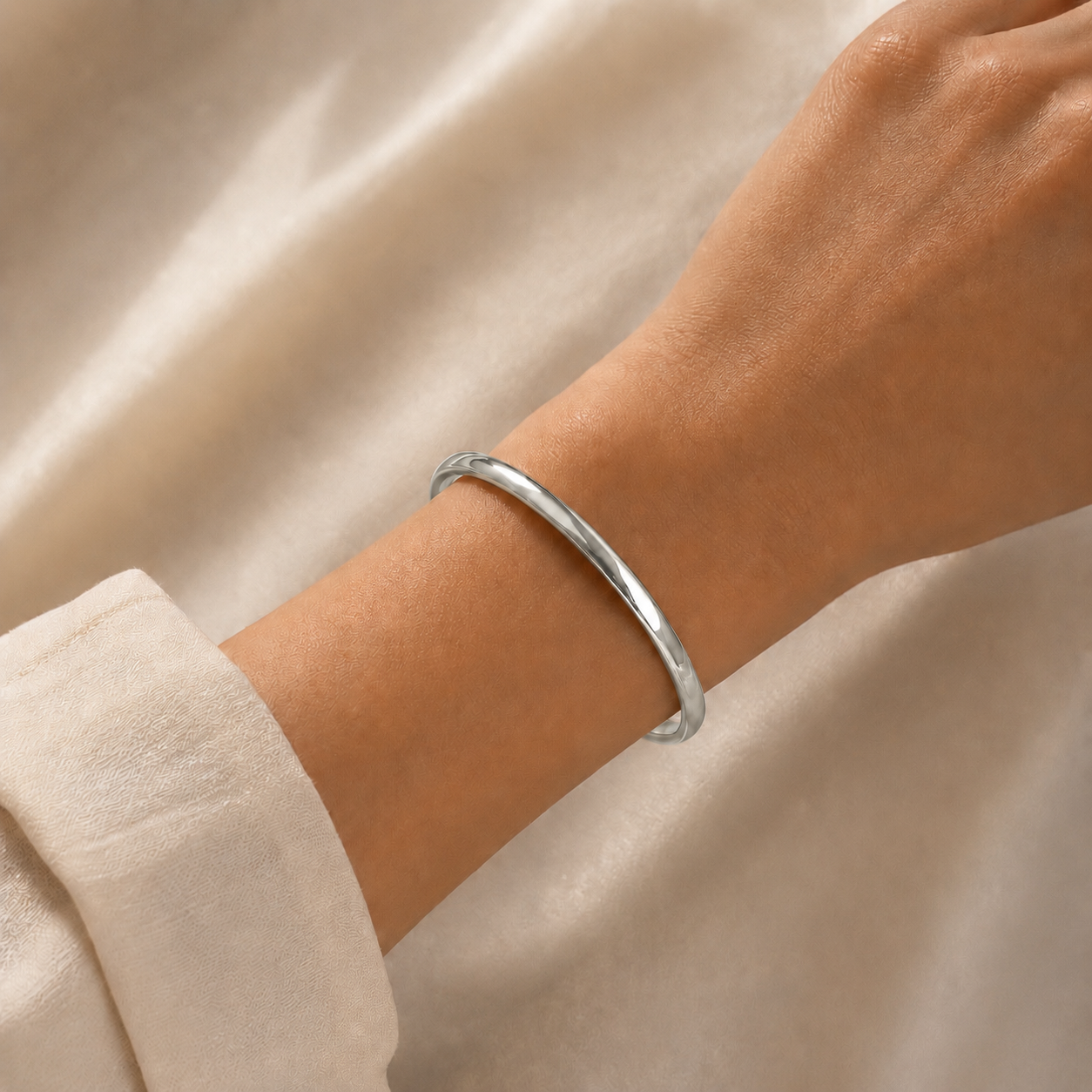 Brazalete Siena Plateada