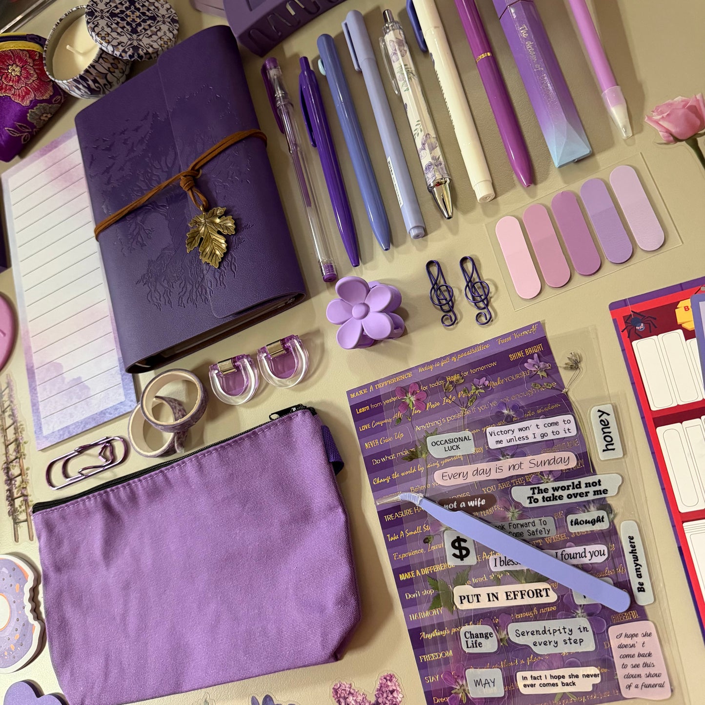 💜✨ Kit “Violeta Bloom” ✨📖