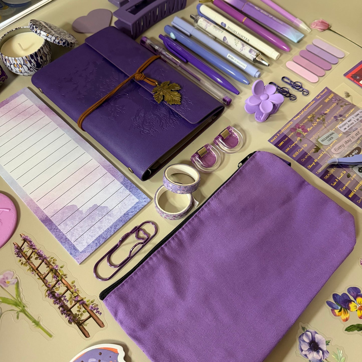 💜✨ Kit “Violeta Bloom” ✨📖